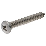 HILLMAN Sheet Metal Screw, #10 x 1-1/4 in, 18-8 Stainless Steel Pan Head Phillips Drive 823294